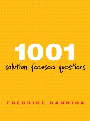 cover image of 1001 Solution-Focused Questions